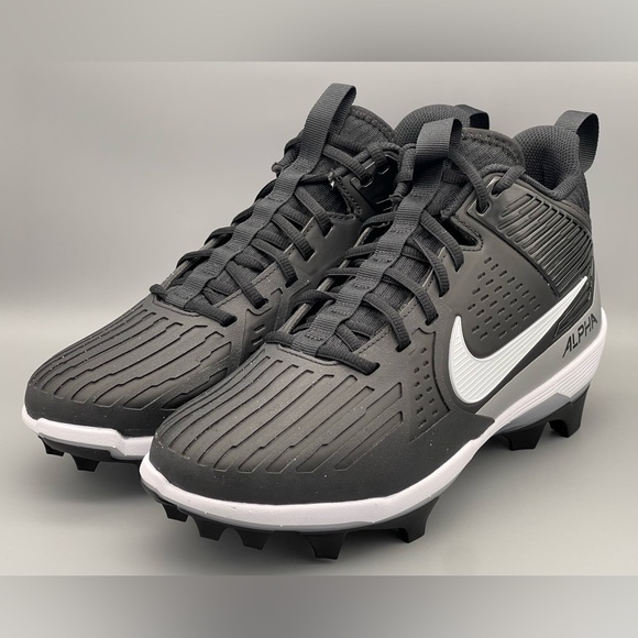Nike Alpha Menace Strong Football Cleats NFL II5139-010 Men’s Size 7 & 9.5 NEW - Picture 1 of 10
